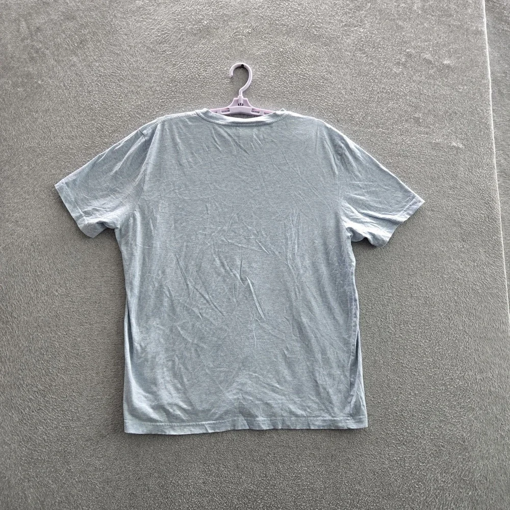 Lacoste Men Shirt 7 Light Blue Embroidered Logo Short Sleeve